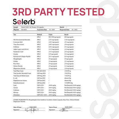 NAD+ Supplement for Women - NMN Alternative with β-NAD+, Trans-Resveratrol, CoQ10, D-Ribose - Promotes Cellular Renewal, Energy, and Radiant Skin Health - 60 Capsules Advanced